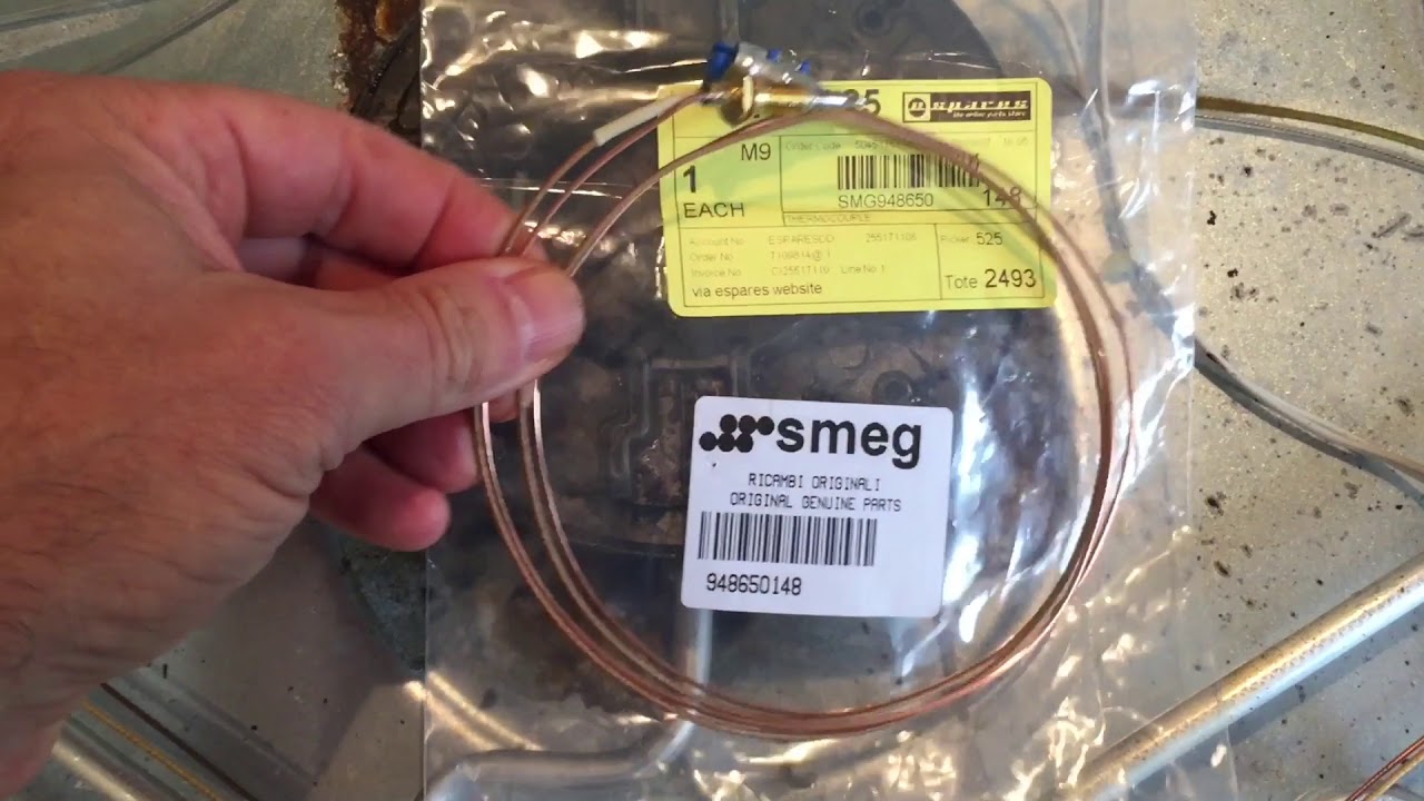 Gas hob won’t stay lit. Replacing the Thermocouple fixed it.