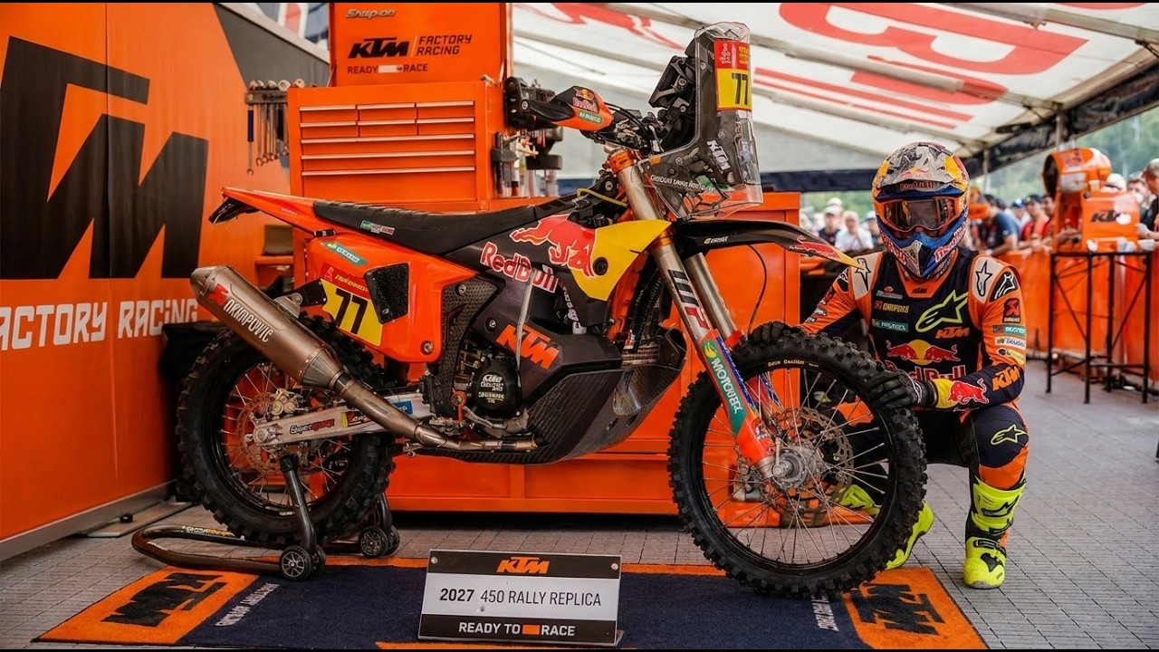 CECHY I ZALETY! - Replika motocykla KTM 450 Rally z 2027 r. wreszcie zaprezentowana!