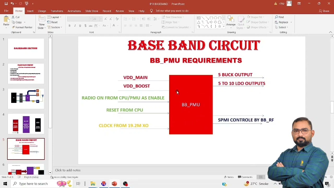 How IPHONE X baseband circuit works full explaination.