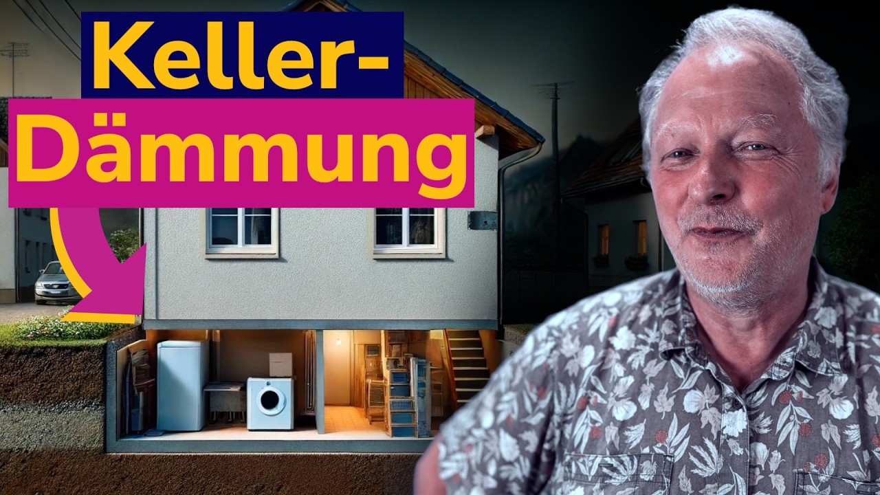 Kellerdämmung im Altbau in 15 Min verstehen [Arnold Drewer - Richtig Dämmen]
