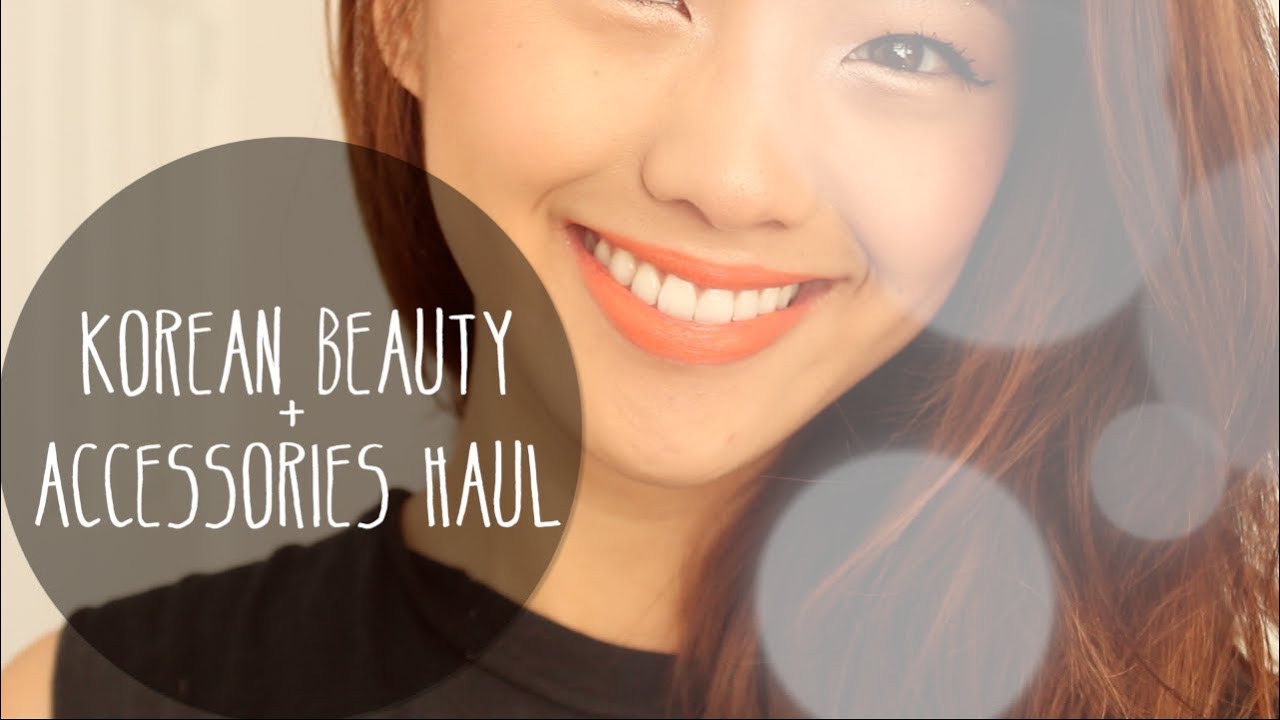 Korean Beauty and Accessories Haul