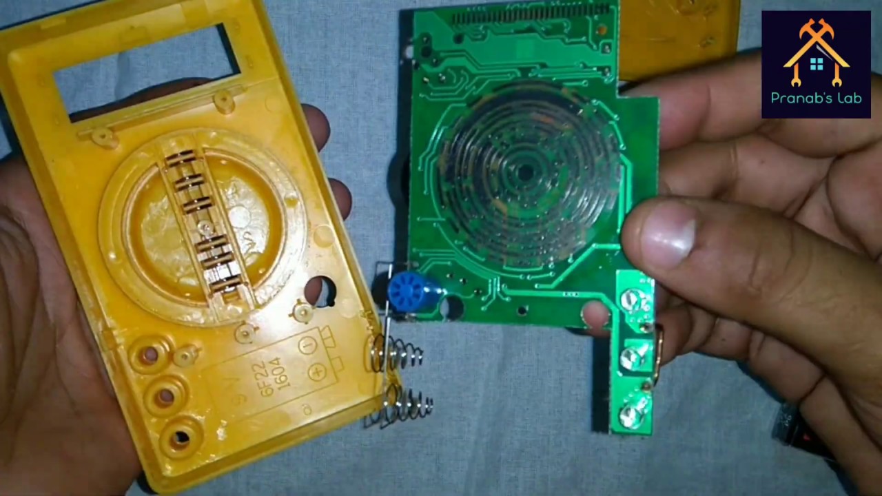 Inside a Digital Multimeter | DMM full description | What are inside a DMM | Haoyue DT830D DMM