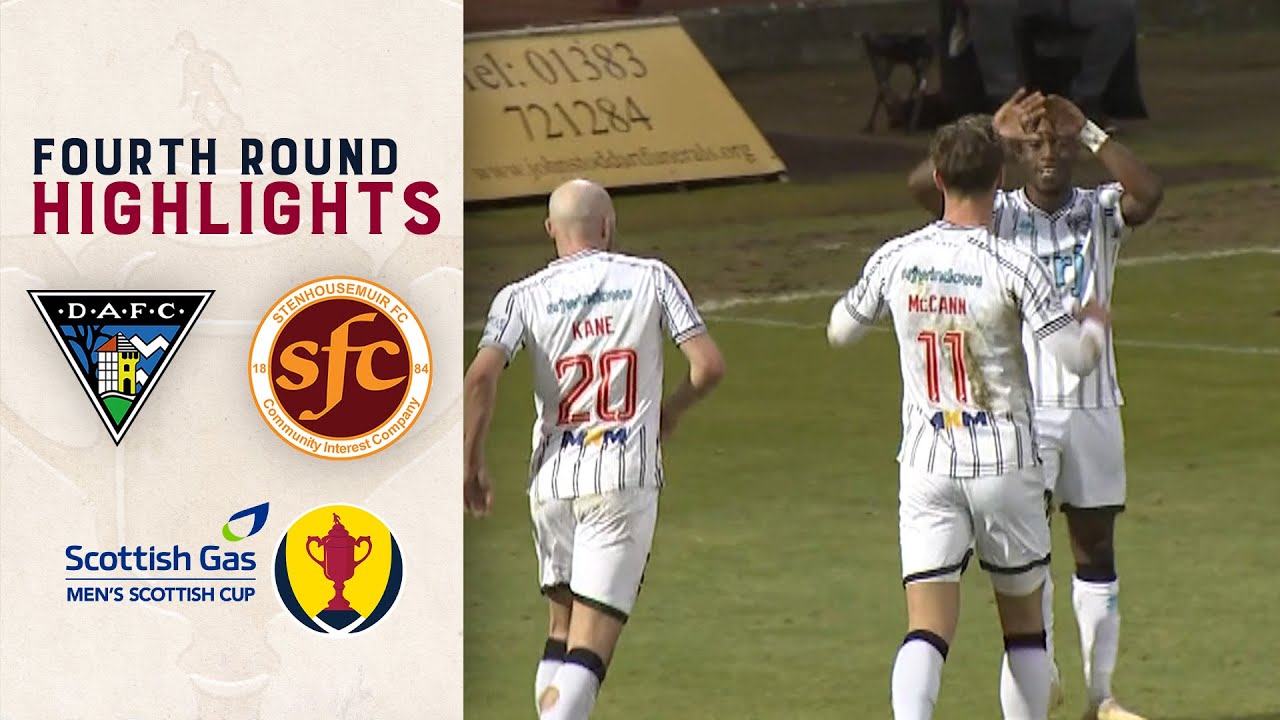 Dunfermline Athletic 3-0 Stenhousemuir | Fourth Round Highlights | Scottish Gas Scottish Cup