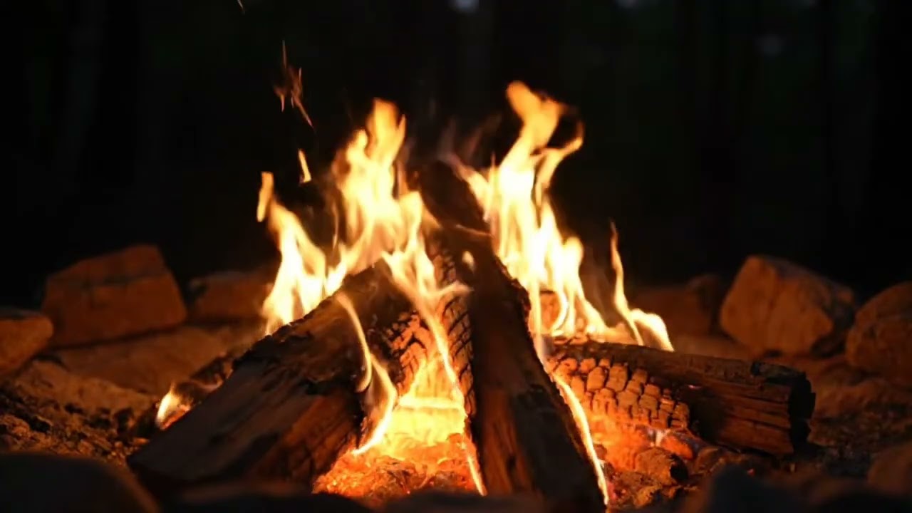 Relax by the Fire – Soothing Campfire Sounds