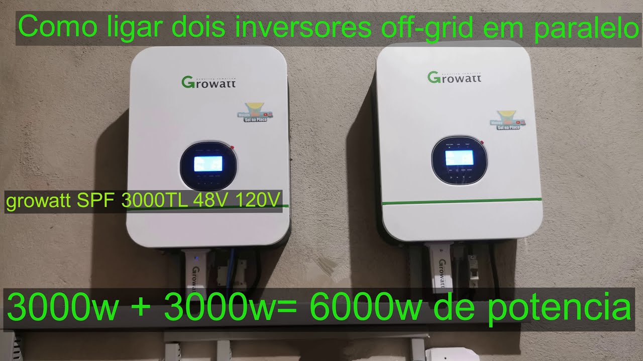 Como ligar 2 inversores off-grid em paralelos muito facil