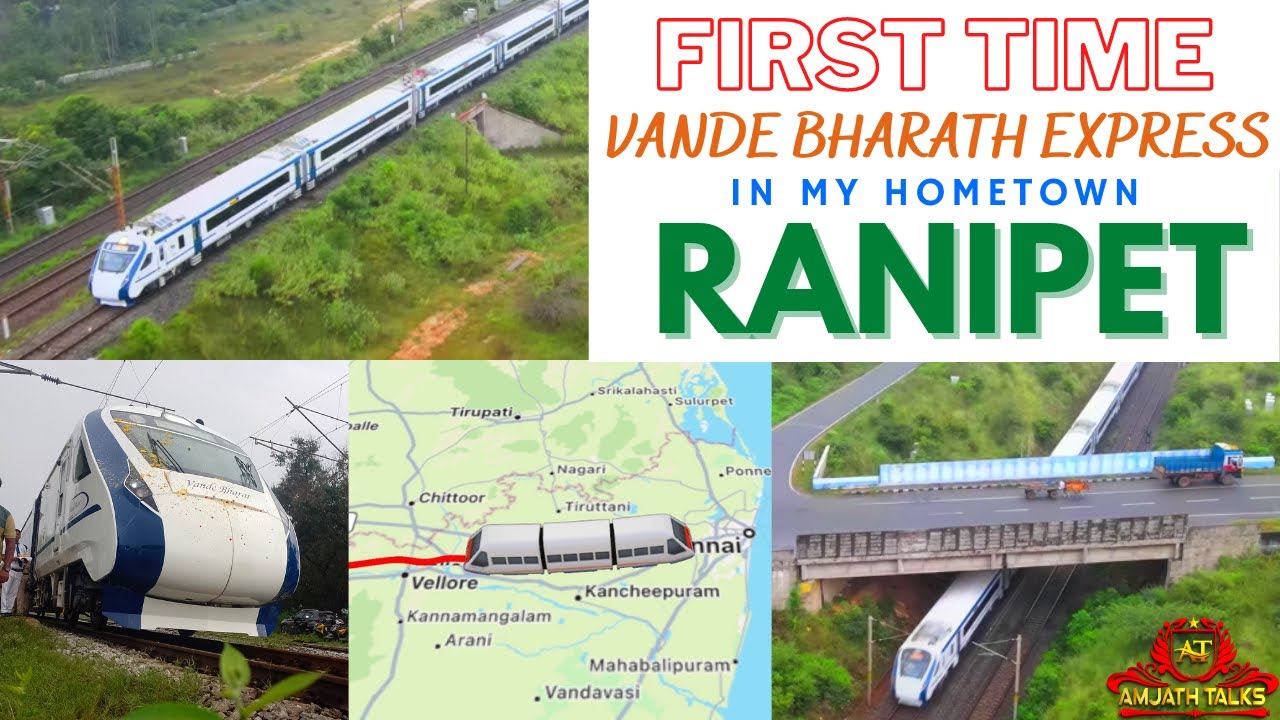 YENNA SPEEDUU 😱 VANDE BHARATH EXPRESS 🔥🔥 FIRST BULLET TRAIN IN MY TOWN || DRONE VIEW || ATF 🔥🔥