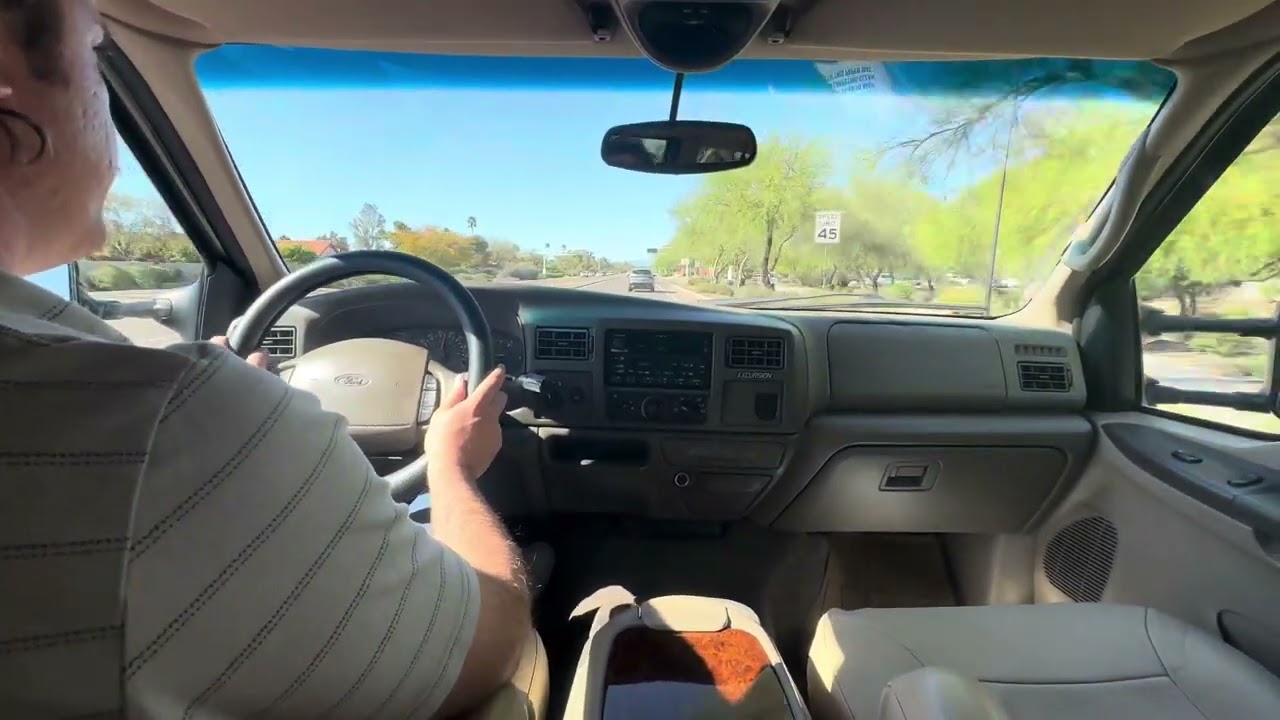 Driving Video 7.3L Diesel 4X4 Ford Excursion Limited