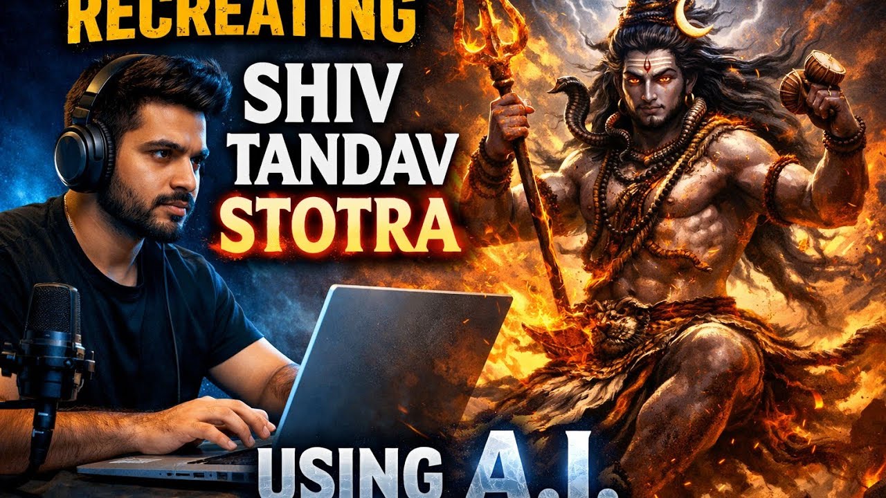 Recreating shiv tantav strotra using ai.@music_by_chytan 