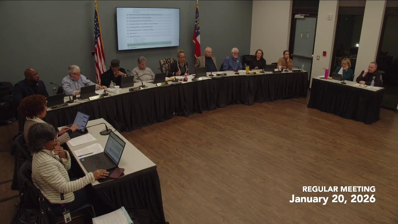 2026 -- 01-20 City Council Regular Meeting