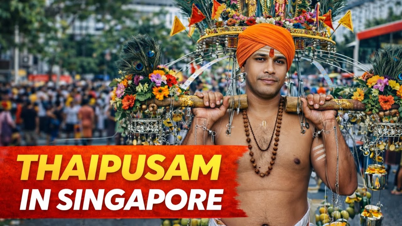 Why Devotees Carry Kavadi? 🔱 | Thaipusam Singapore |Unbelievable Faith 🔥