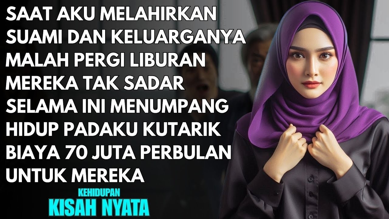 SAAT AKU MELAHIRKAN SUAMI DAN KELUARGANYA TAK PEDULI DAN MALAH PERGI LIBURAN - KUTARIK 70JT PERBULAN