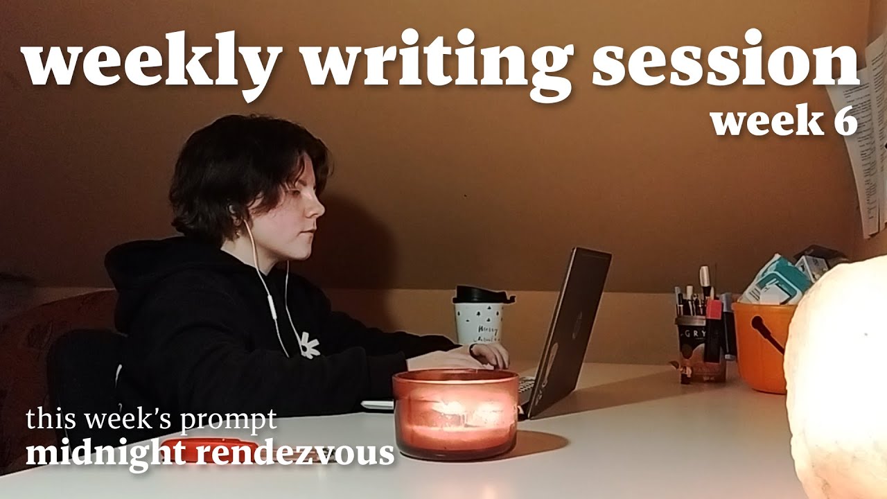 real time weekly write with me ✍️🌧️ light rain sounds