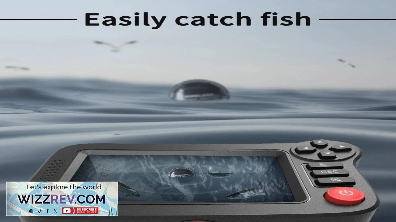 Smart Fish Finder Wireless Sonar Depth Finder Portable LCD for Boat Dock Review