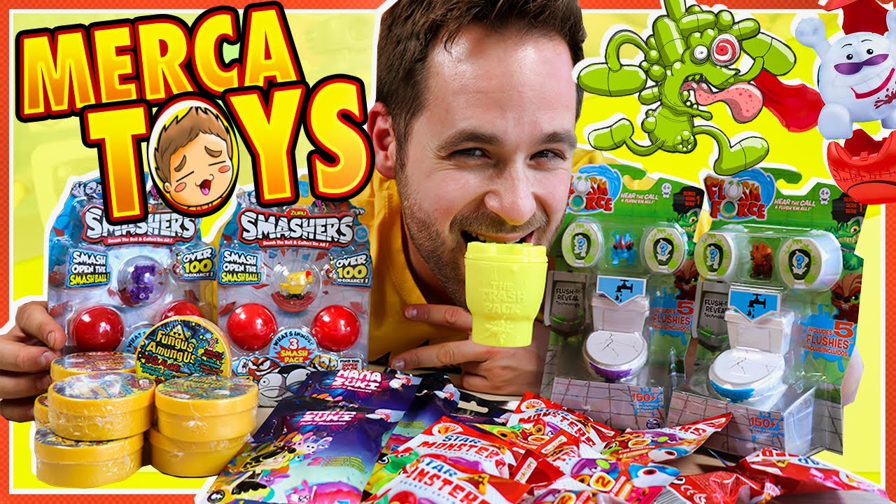 ¡ABRIENDO COLECCIONES ANTIGUAS DE FUNGUS AMUNGUS, SMASHERS, HANAZUKI EN EL MERCADILLO DE PE TOYS!
