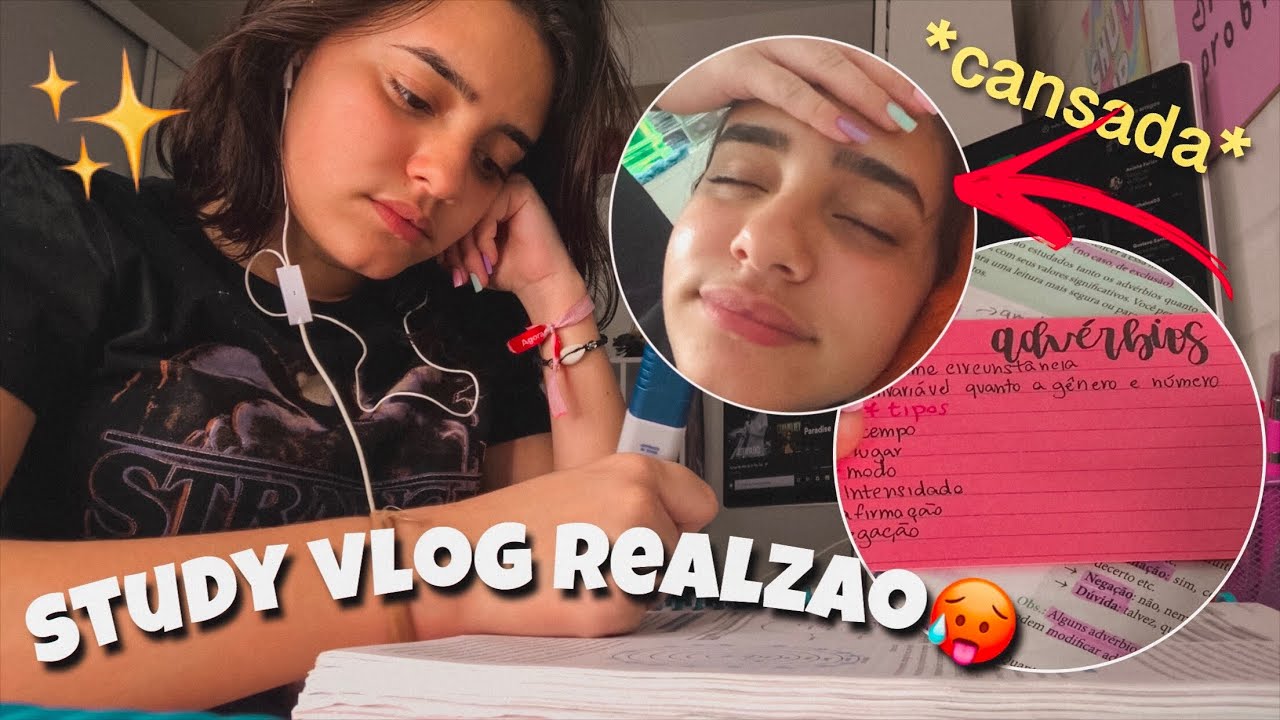 SEMANA DE PROVAS *study vlog realzão* - Bela Almada
