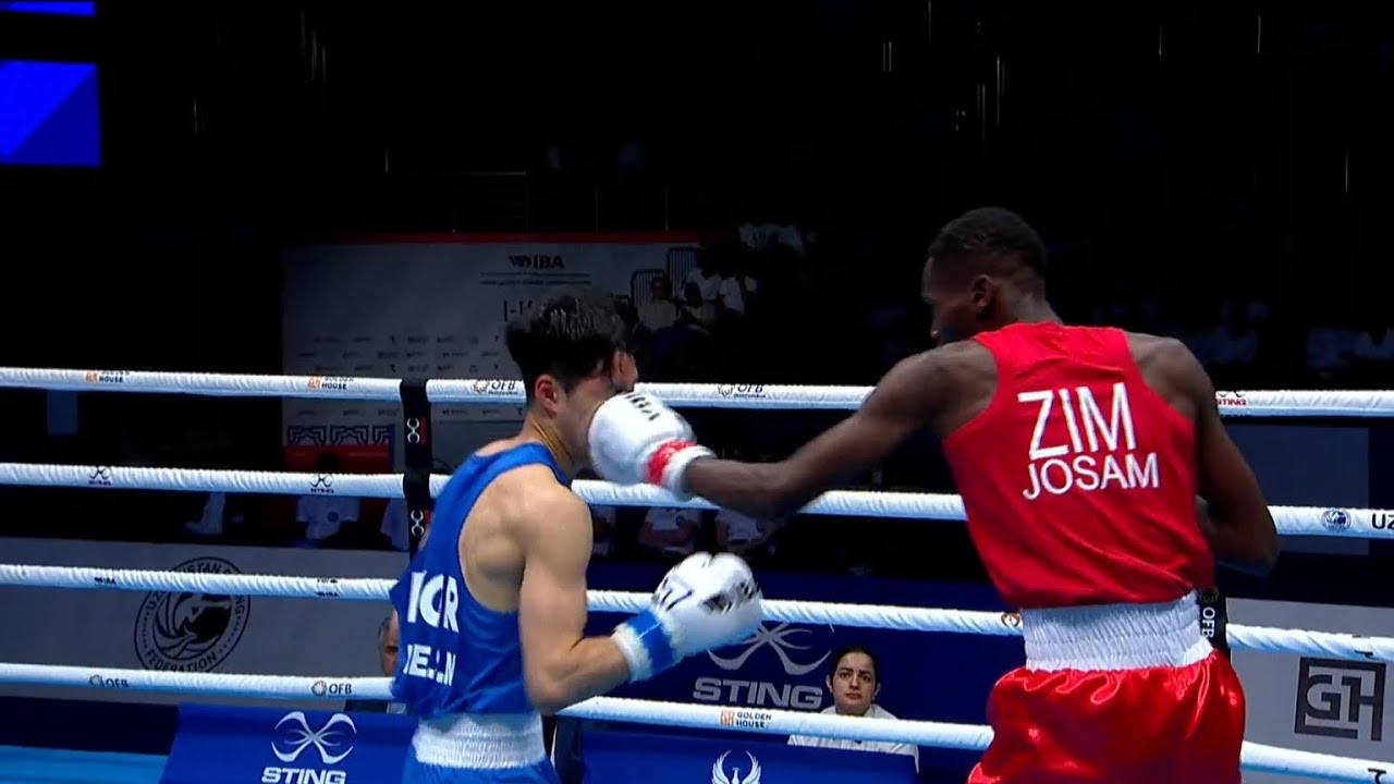 R32 (54KG) JOEL HILLARY JOSAMU (ZIM) vs LEE SOOMIN (KOR) | IBA Men's World Boxing Championships 2023