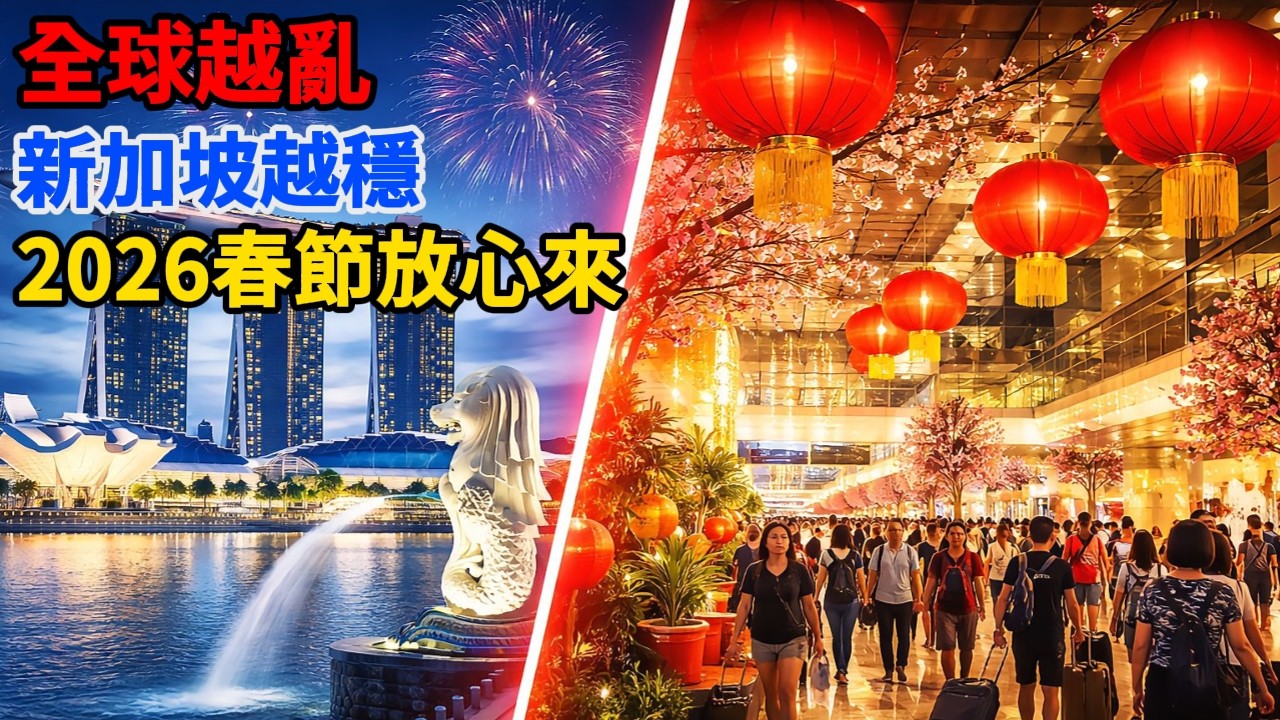 全球越亂新加坡越穩！2026 春節出遊必知，它早已做好迎接遊客的準備
