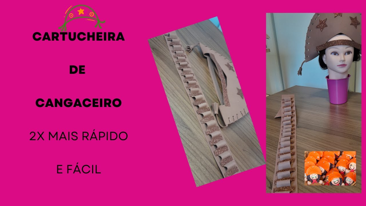 CARTUCHEIRA DE CANGACEIRO - 2X MAIS RÁPIDO E FÁCIL QUE O CHAPÉU
