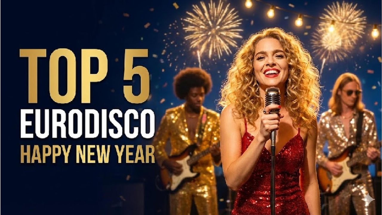 TOP 5 EuroDisco Happy New Year Songs 🎆 Boney M Style | New Year Disco Fever