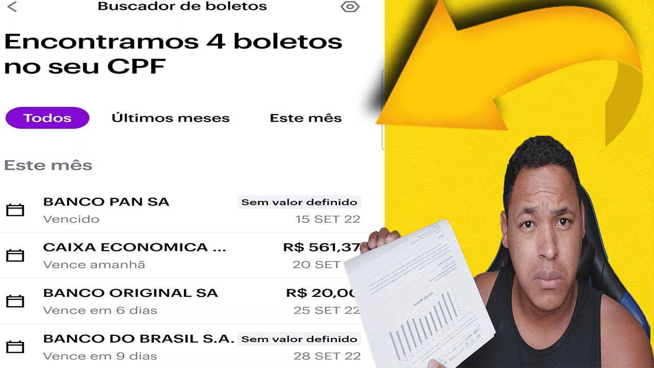 COMO SABER SE TEM ALGUM BOLETO NO SEU NOME ATRAVES DO SEU CPF | PUXA TODOS OS SEUS BOLETOS