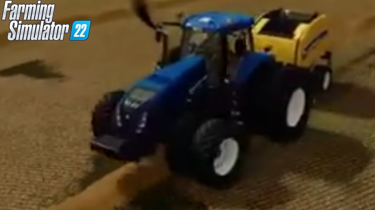 Bailing my bean straw bales!