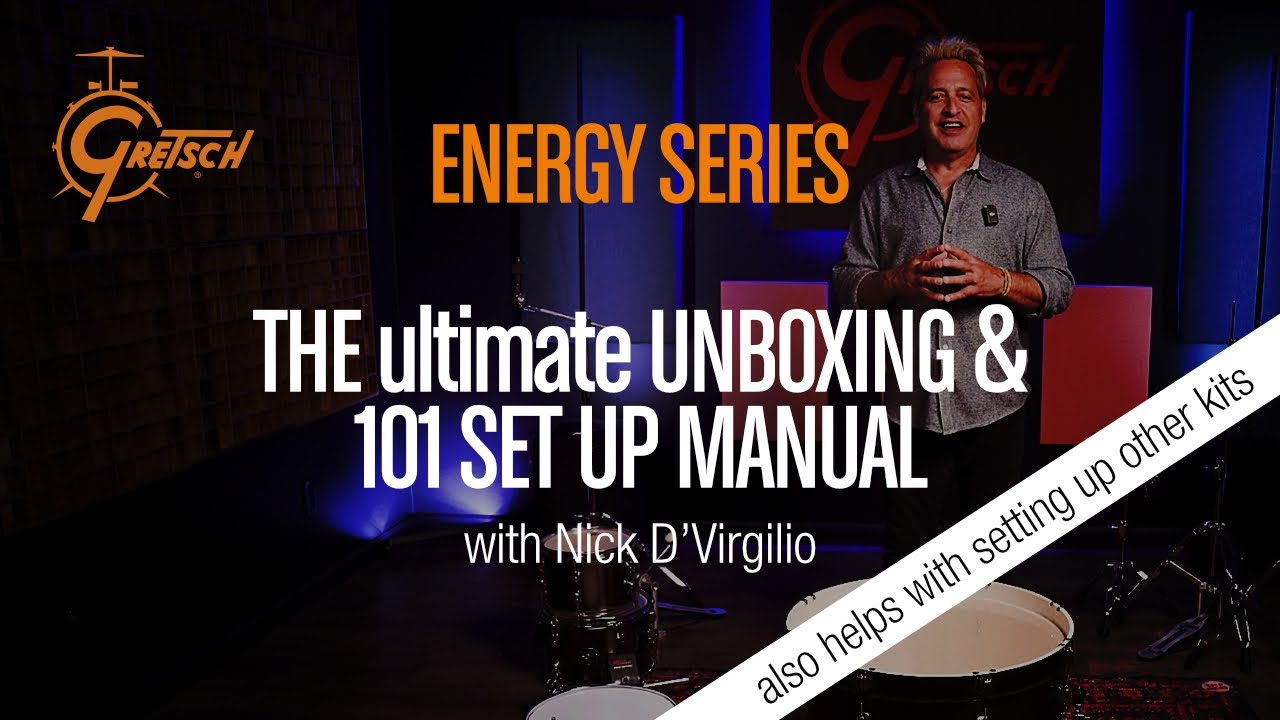 Gretsch ENERGY Drum Kit 101: Unboxing, Setup & Tuning