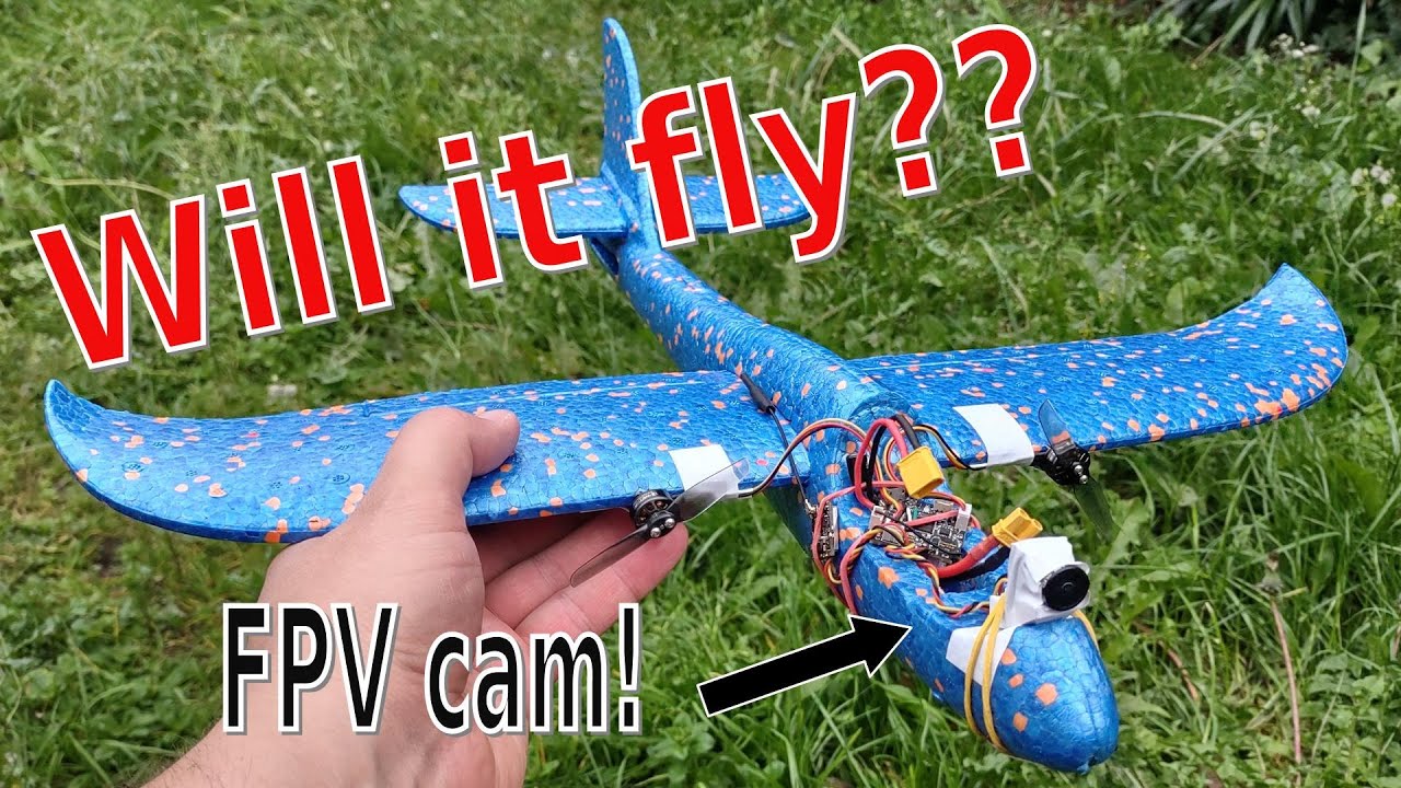 Cheap RC airplane without servos - Will it fly?