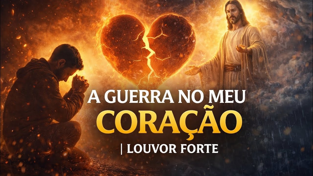 A GUERRA NO MEU CORAÇÃO | LOUVOR FORTE