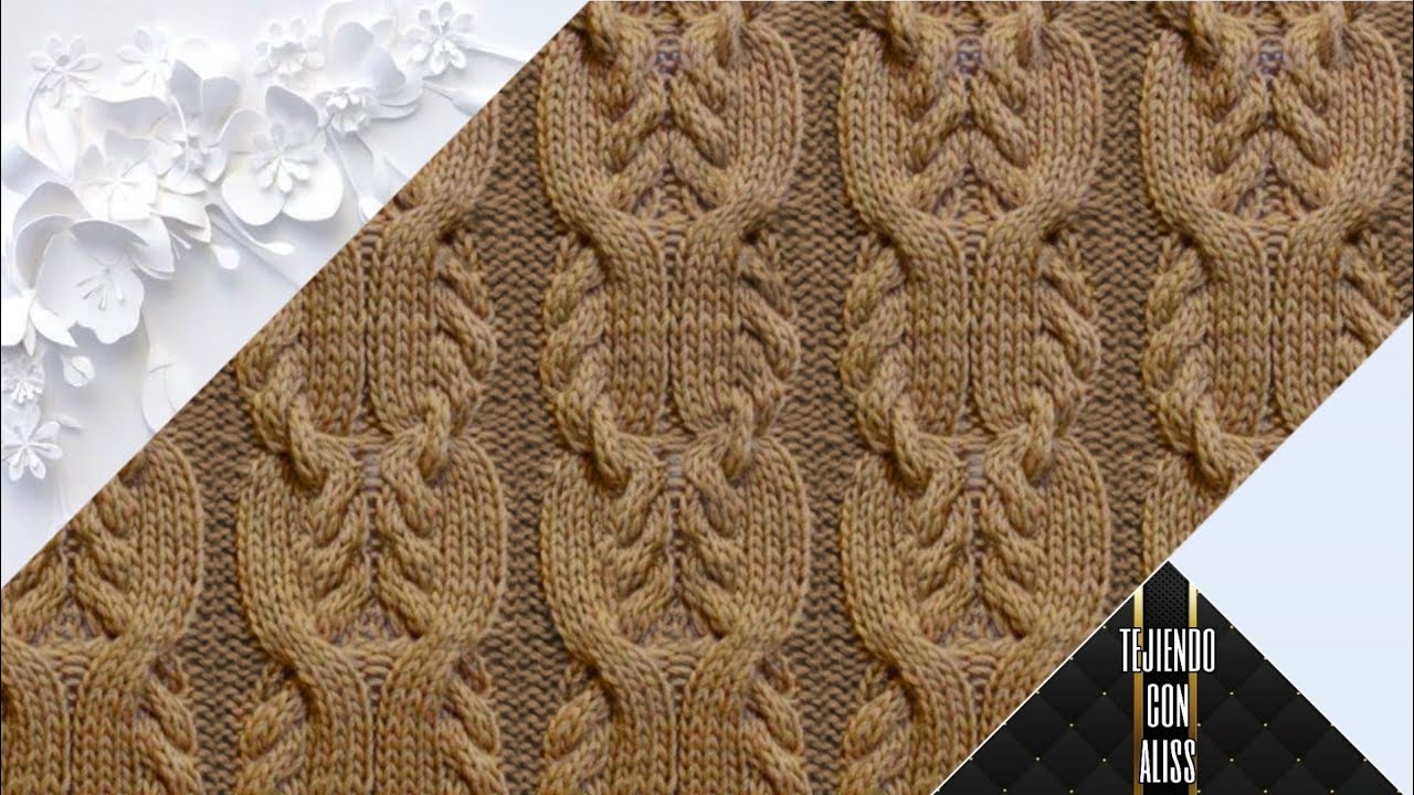 #335 - TEJIDO A DOS AGUJAS / knitting patterns / Alisson Aldave