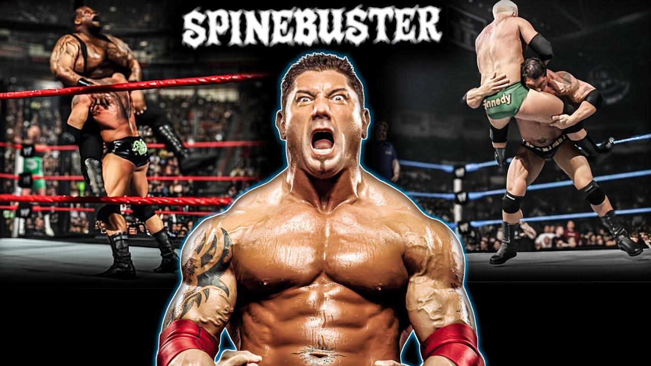 Батиста – Лучший сборник Spinebuster | WWE Power Moves 2002–2025
