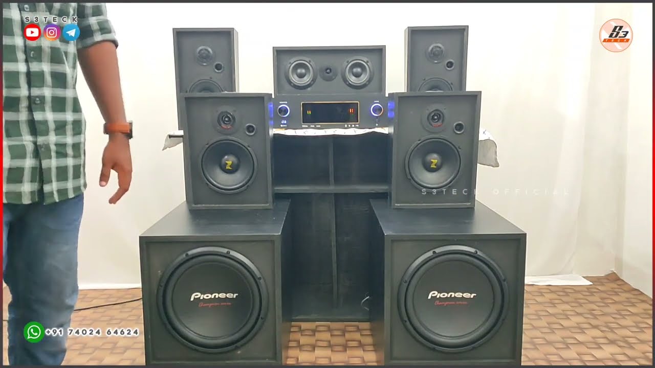 5.2 Dolby Package | DSP Based AVR Model Amplifier with Pioneer Subwoofer 🔥