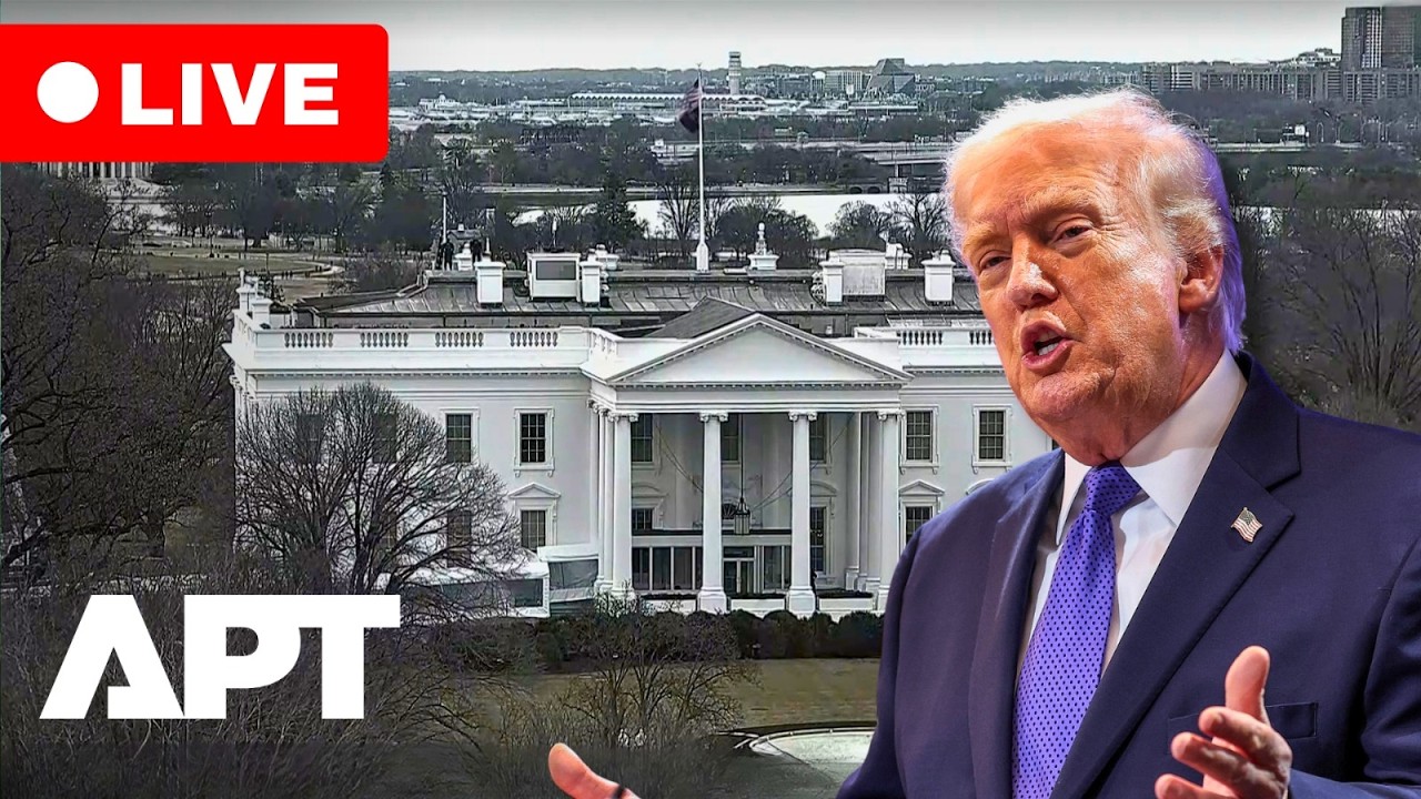 LIVE | Outside White House as Trump Says US Global Tariffs Will Rise from 10% to 15% | APT