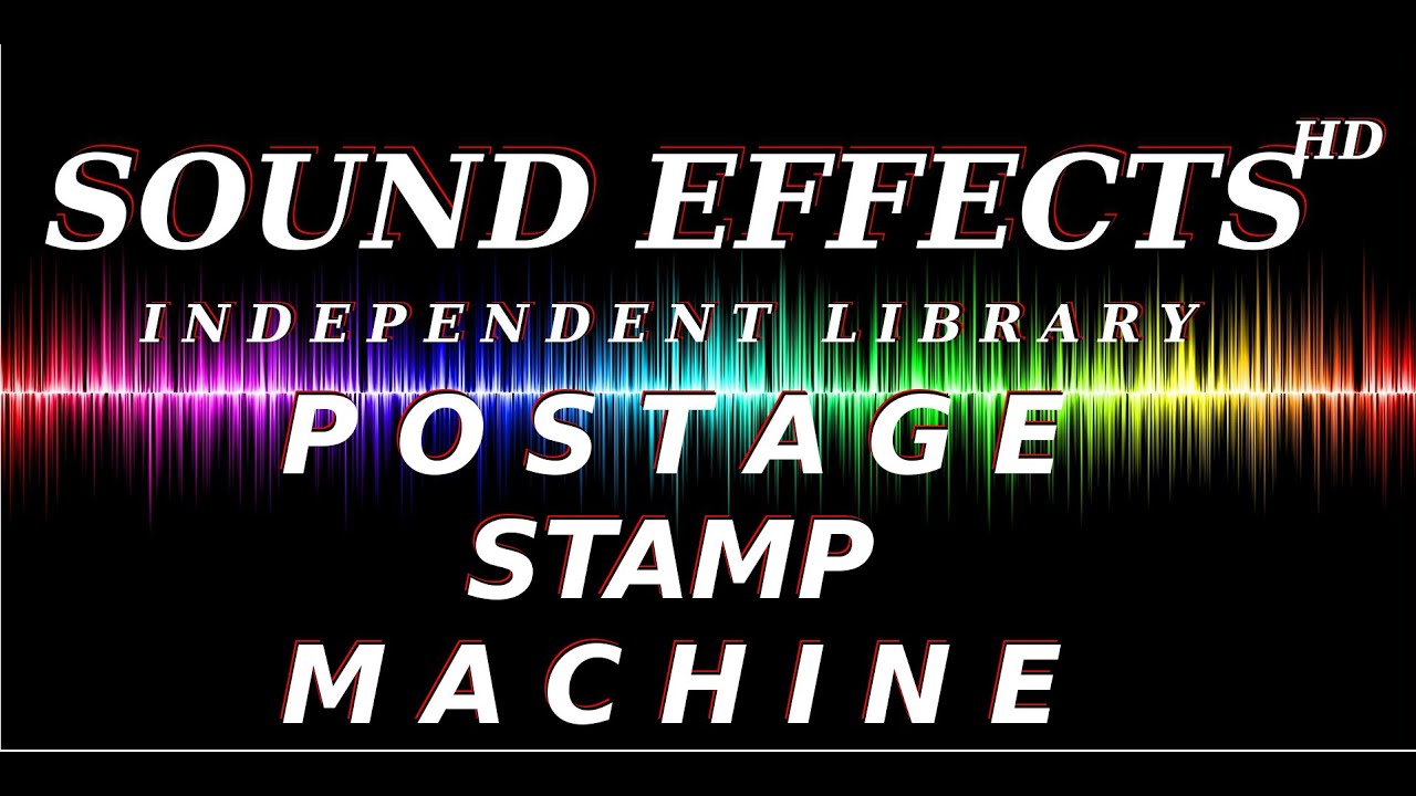 SOUND EFFECT: POSTAGE STAMP MACHINE - FRANKIERMASCHINE