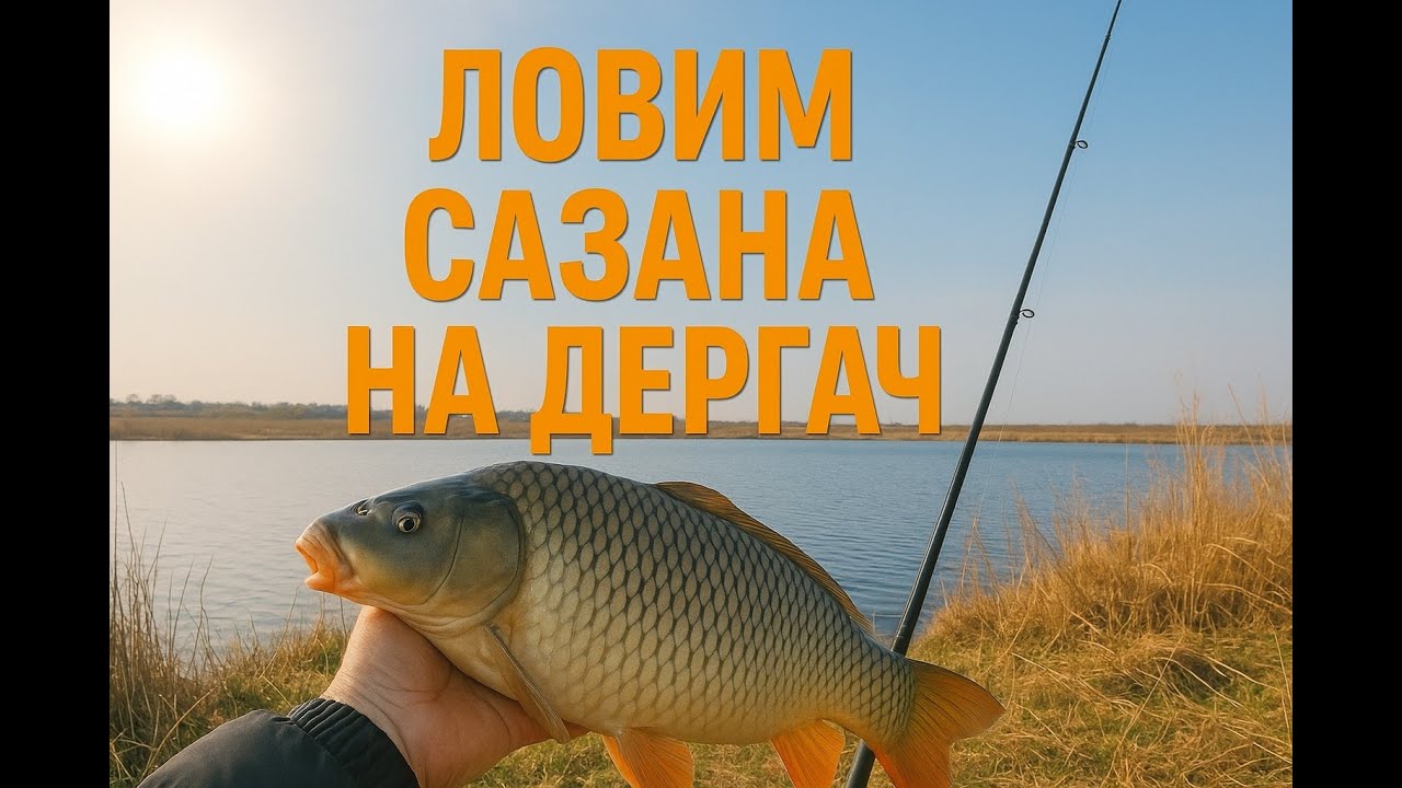 Ловля Сазана на Дергач 🎣