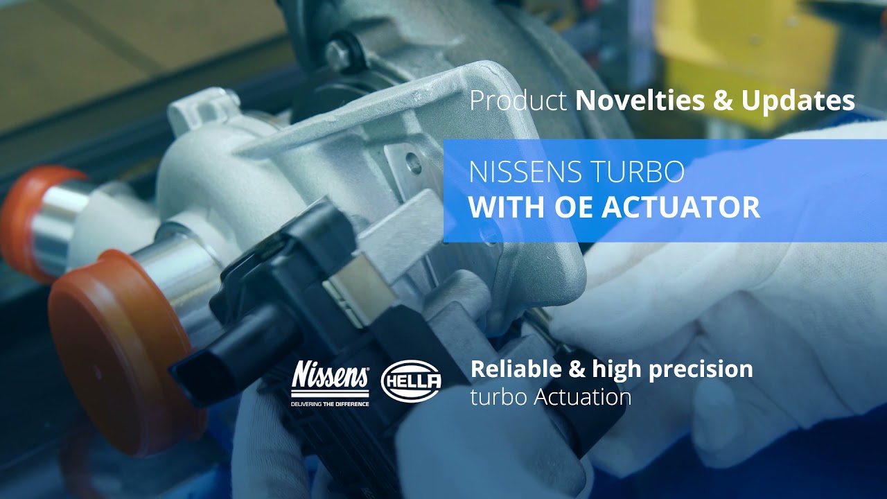 Nissens Turbo with OE Actuators from Hella - Product Novelty