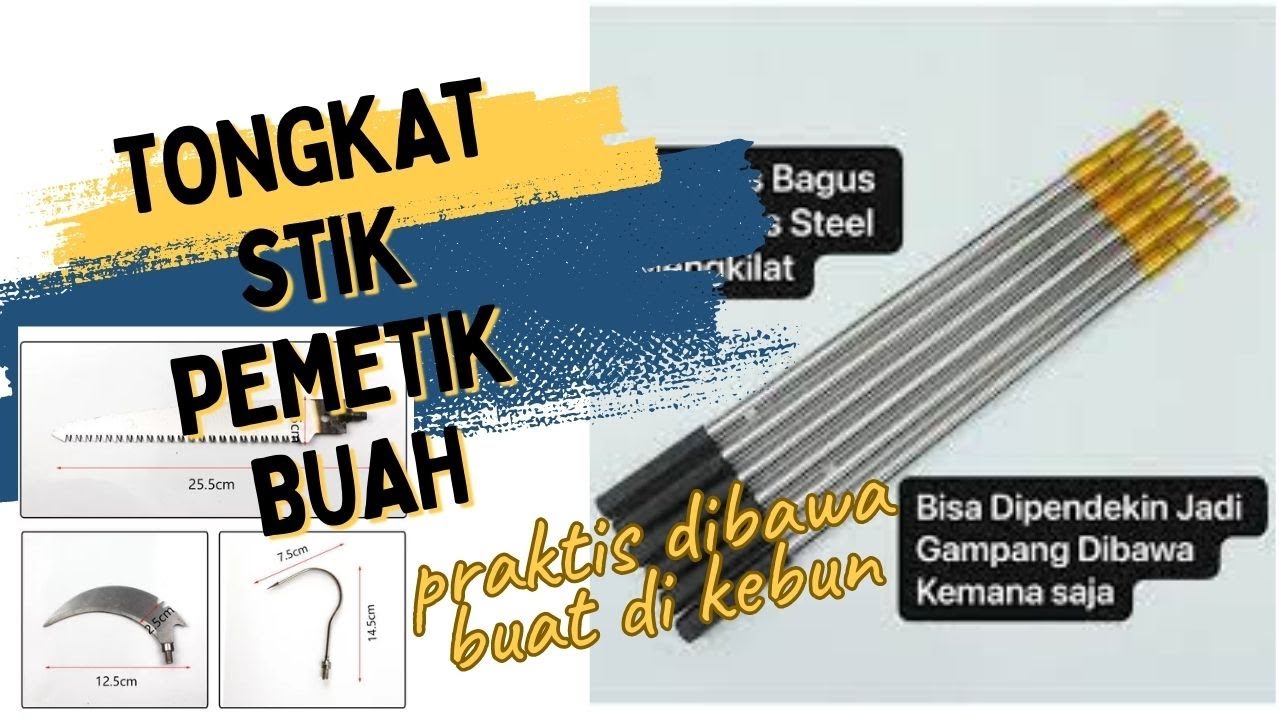 Tongkat stik petik buah dan dahan 6M Untuk berkebun