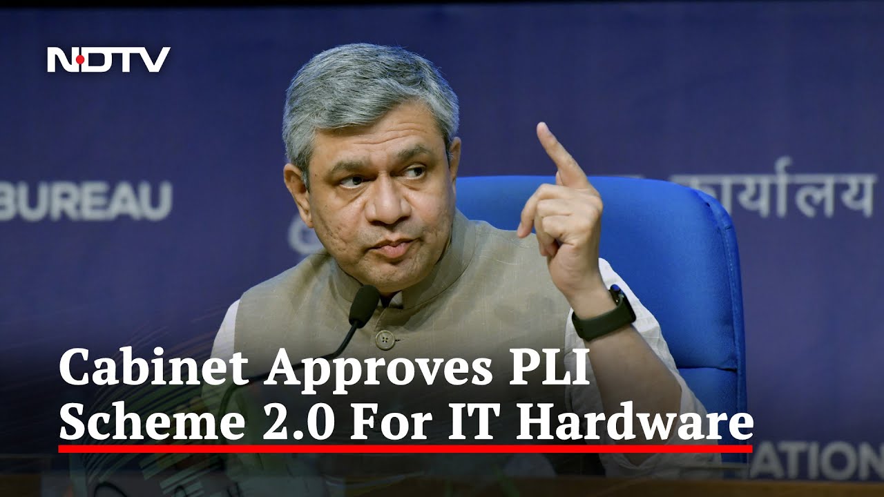 Centre Approves Rs 17,000 Crore PLI Scheme For IT Hardware | The News