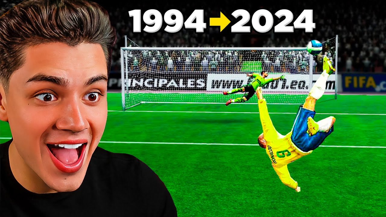 1 GOL de BICICLETA em TODOS OS FIFAS 94 até FC 24