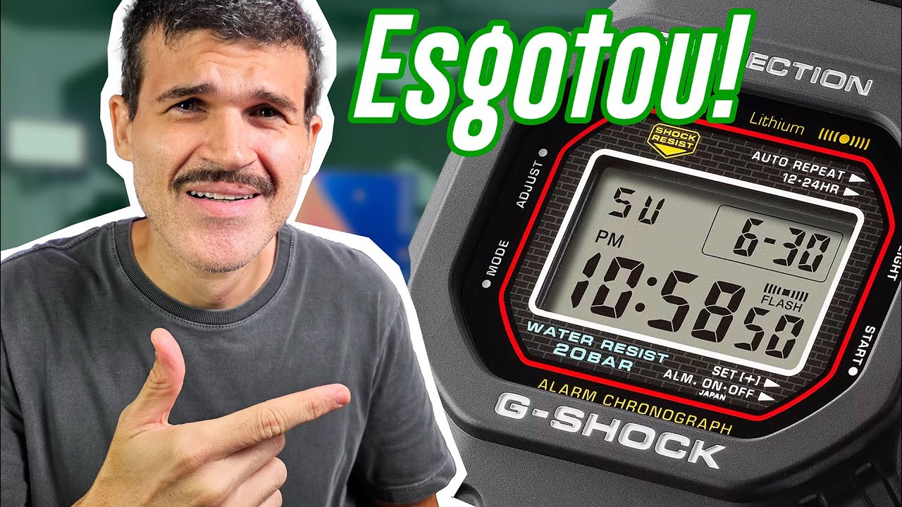 Consegui o G-Shock mais esperado de 2025 (DW-5000R) 🥲