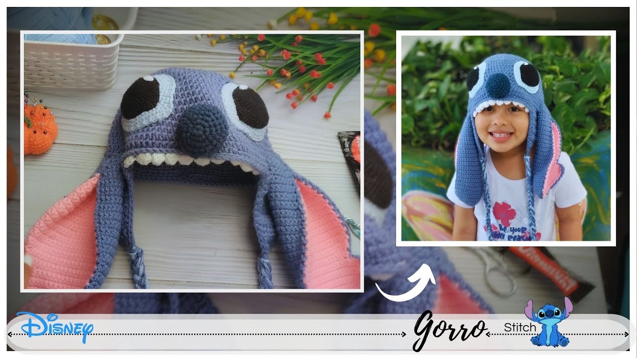 [PASO A PASO] GORRO (Stitch) Todas las tallas📏 .