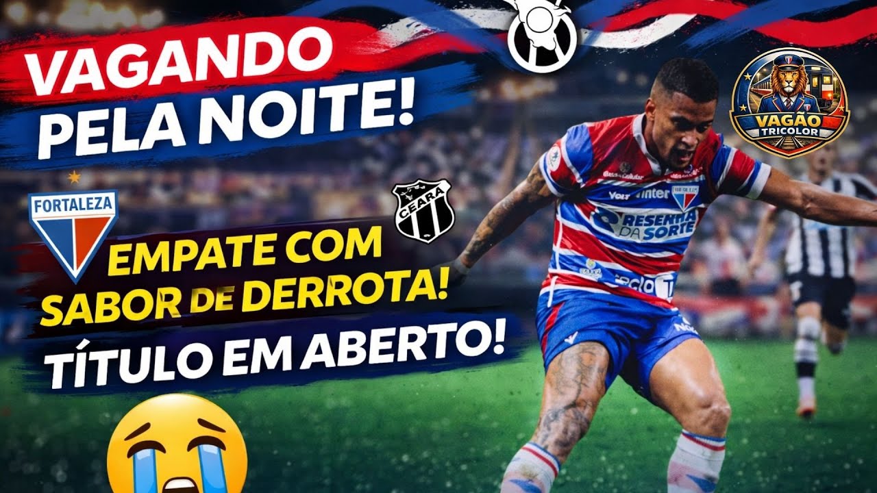 VAGANDO PELA NOITE! EMPATE COM SABOR DE DERROTA! TÍTULO EM ABERTO!