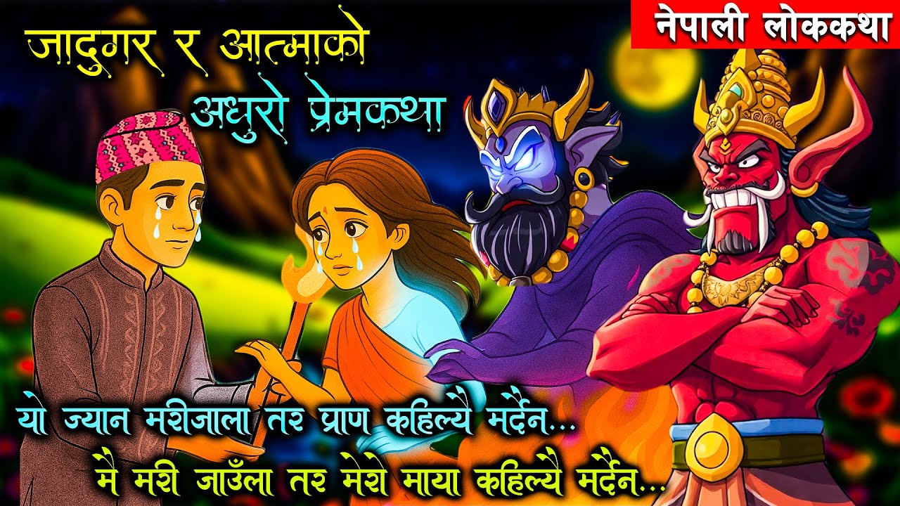 जादुगर र आत्माको अधुरो प्रेमकथा | नेपाली लोक कथा | Beautiful Love story Fairy Tales | Lok Katha