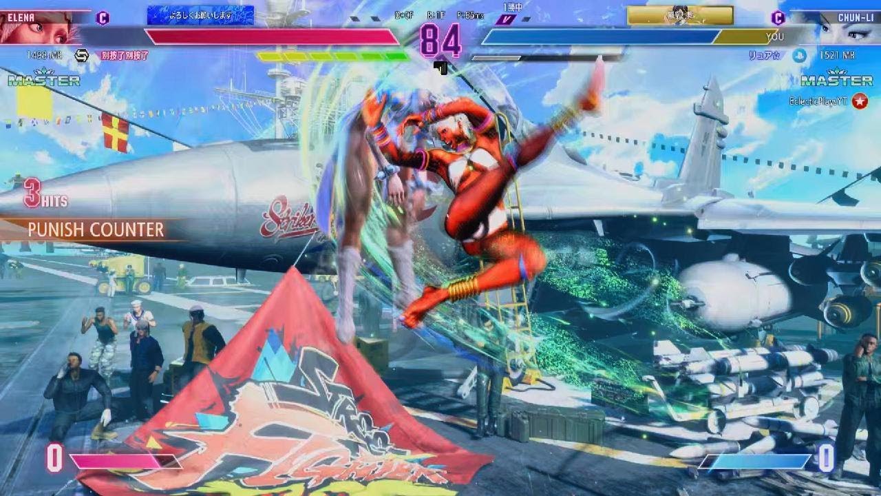 【スト6】春麗 VS エレナ