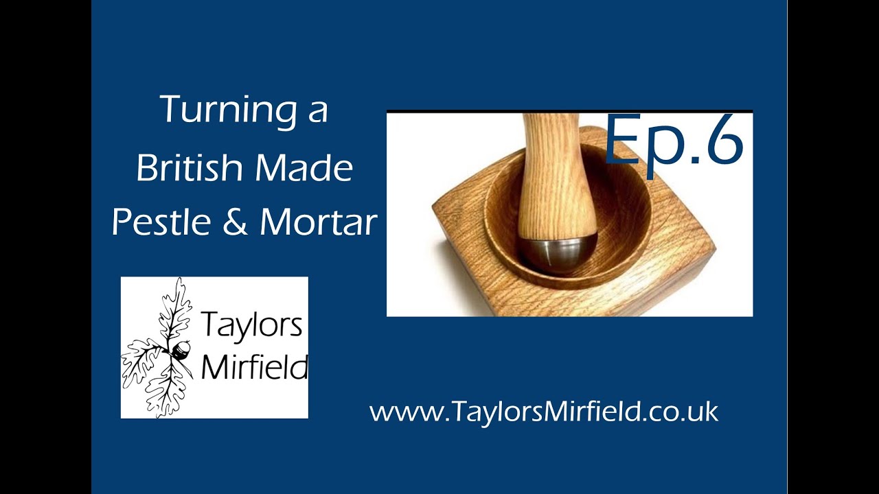 Woodturning a Pestle and Mortar | Using the British Made Pestle Project from TaylorsMirfield.co.uk
