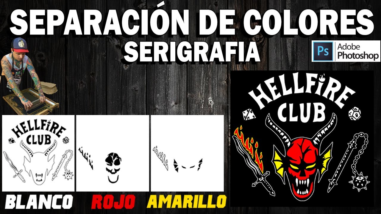 Como hacer la separacion de colores planos para serigrafia en photoshop / tutorial 2022