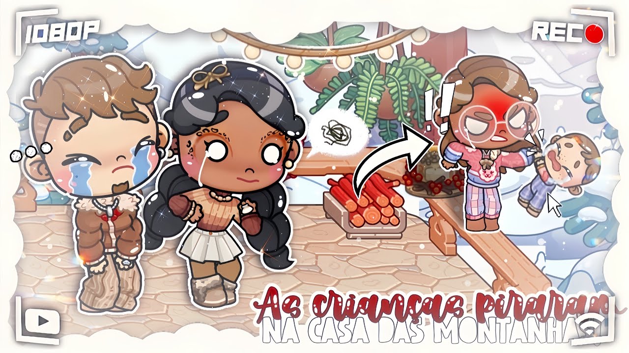 AESTHETIC* AS CRIANÇAS PIRARAM NA CASA DAS MONTANHAS!😭|| *VOICED🎙️* || AVATAR WORLD