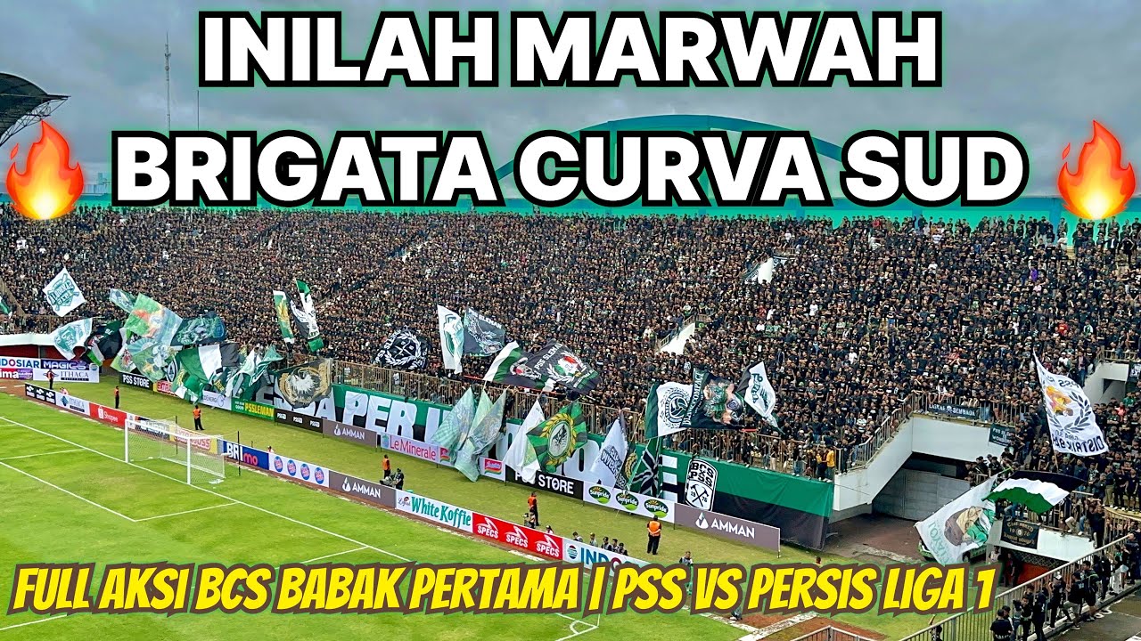 Full Aksi BCS Babak Pertama PSS vs Persis Liga 1 2023/24