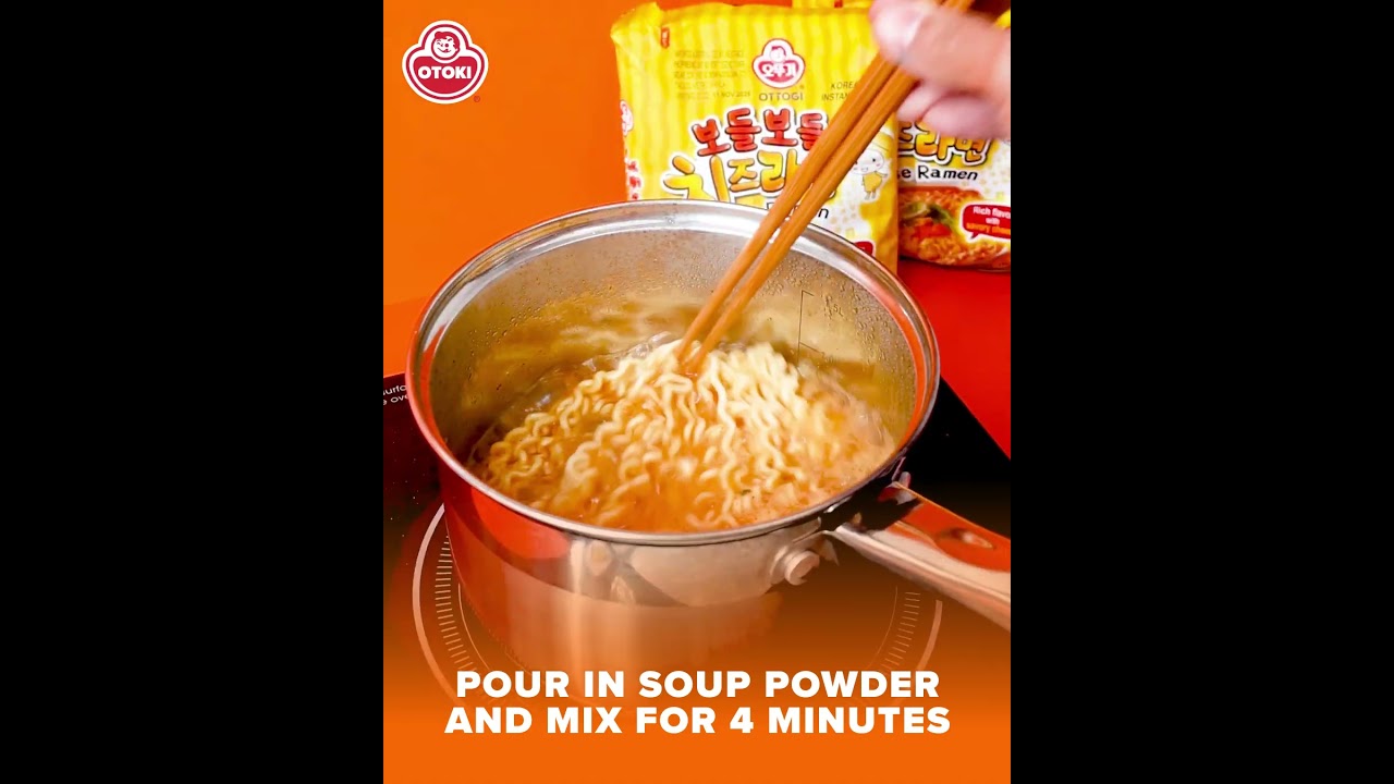 Cooking made simple! Enjoy Otoki Cheese Ramen in minutes!