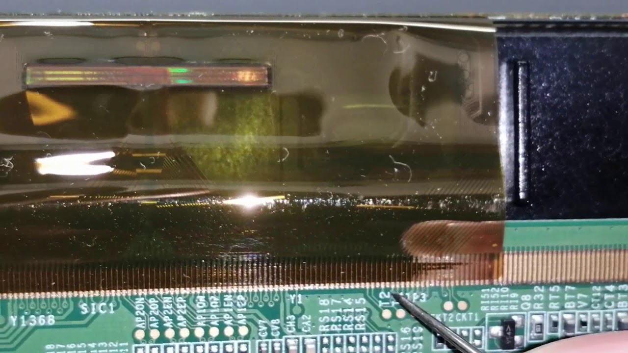 إصلاح مشكل الصورة المزدوجة في تلفاز TV SAMSUNG UA32EH4000 PROBLEM DOUBLE IMAGE 32AP04S4LV0 2