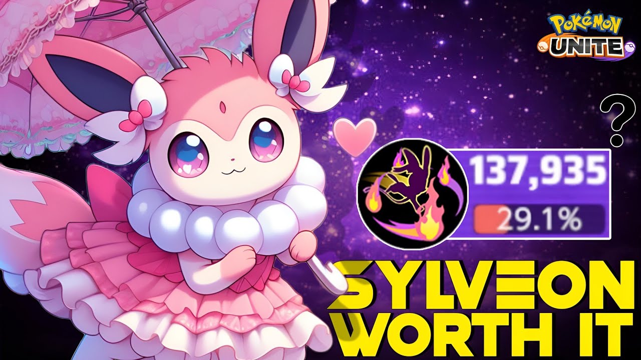 SYLVEON STILL LOOKS INSANELY GREAT WITH THIS MAX DAMAGE BUILD 😲 | POKEMON UNITE